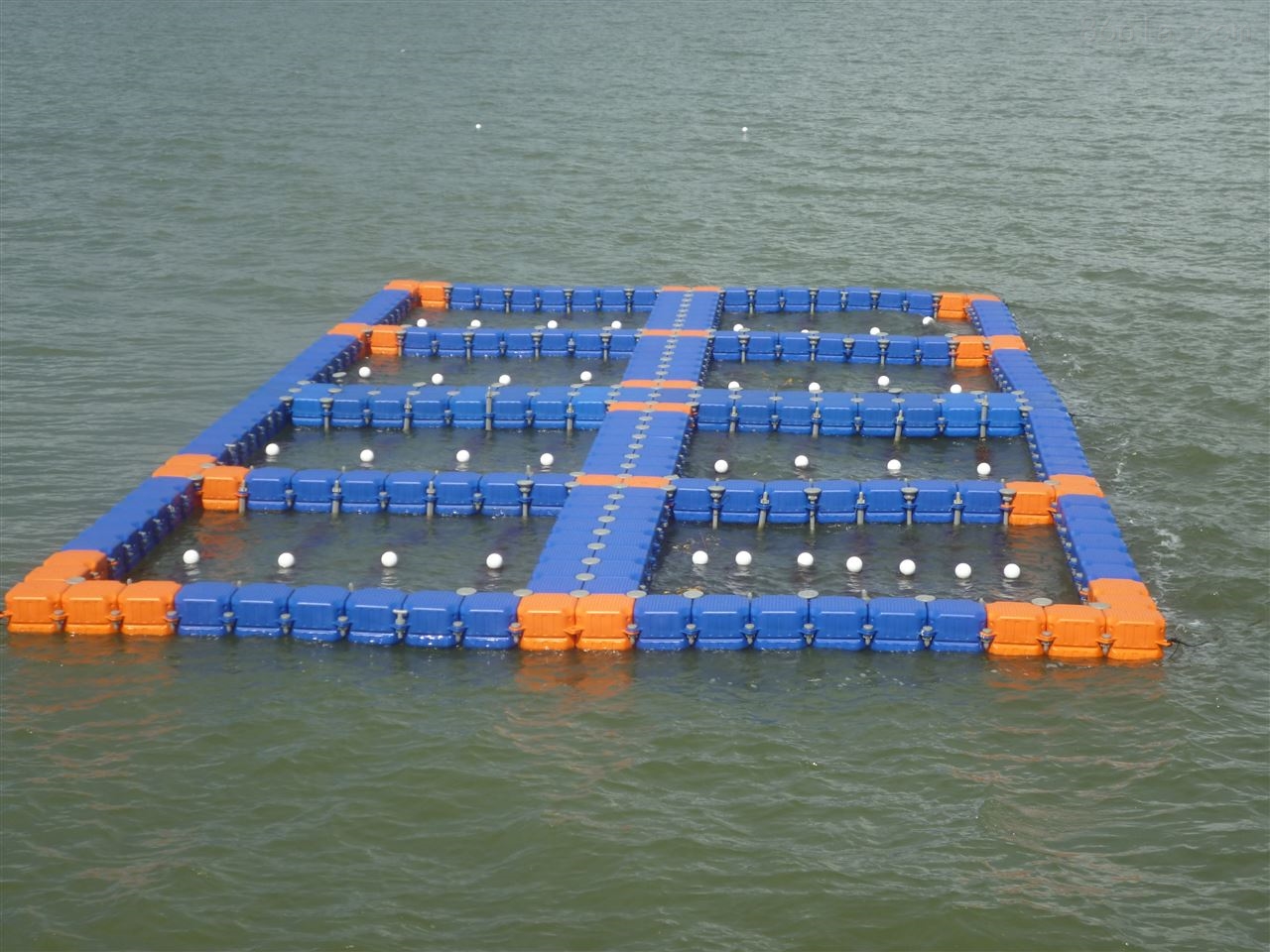塑料浮筒水上浮动码头平台浮桥养殖网箱浮岛