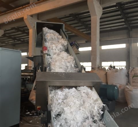 废旧PP蛇皮袋回收再生造粒机 中塑机械