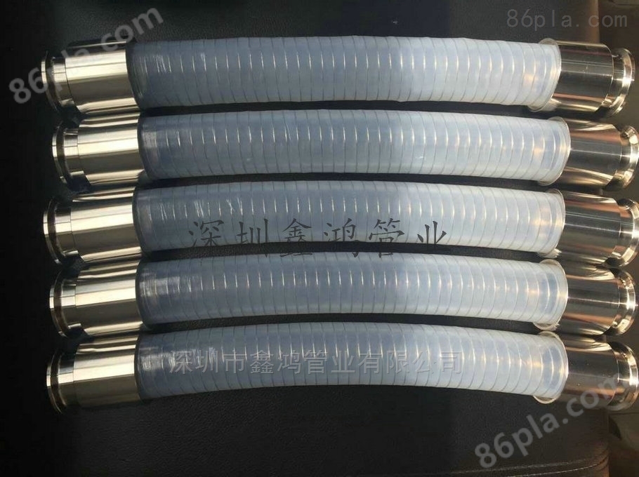 耐高温透明钢丝软管用途，食品级硅胶管