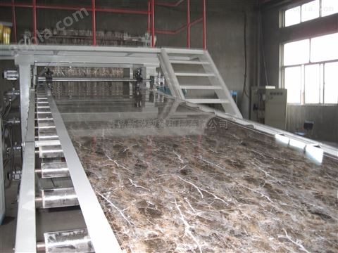 PVC人工大理石塑料板材生产线