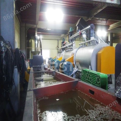 中国好评废家电洗衣机壳回收破碎清洗生产线