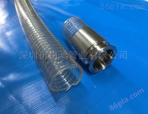钢丝软管的内径规格，透明食品级钢丝管