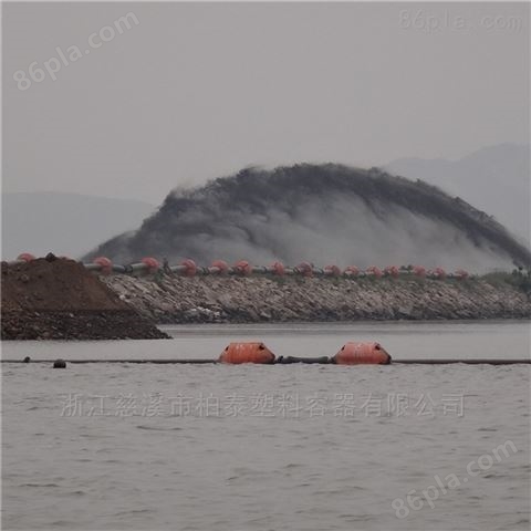 青海疏浚管道浮筒夹电缆管线浮子厂家